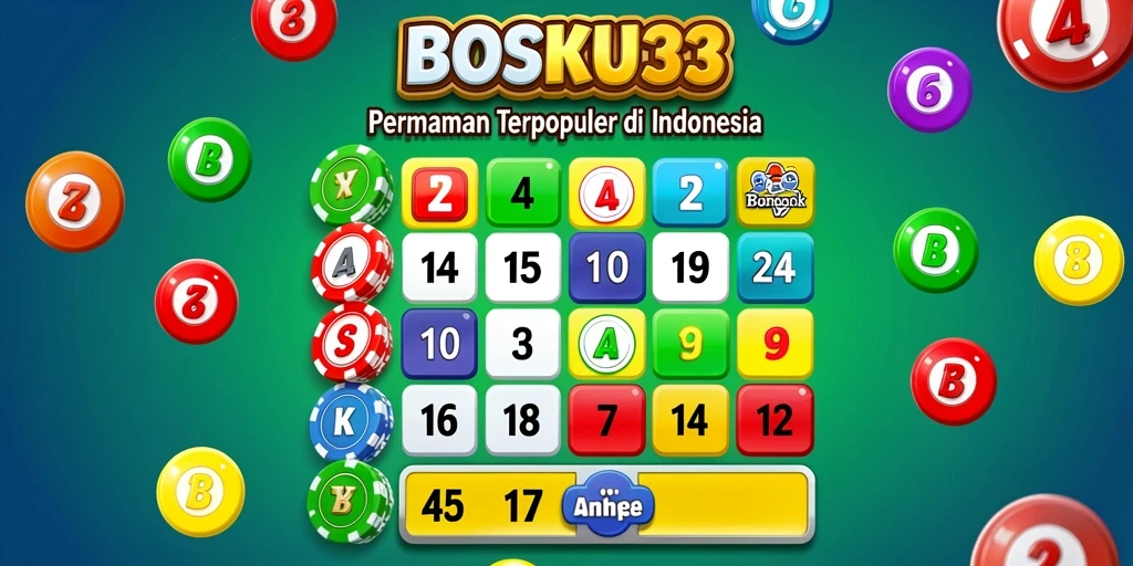 Skrinsut gameplay BOSKU33 menampilkan momen seru bermain Bingo.