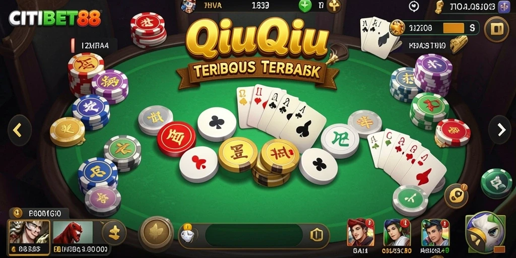 Tampilan gameplay seru dalam CITIBET88 saat berkompetisi dalam QiuQiu.