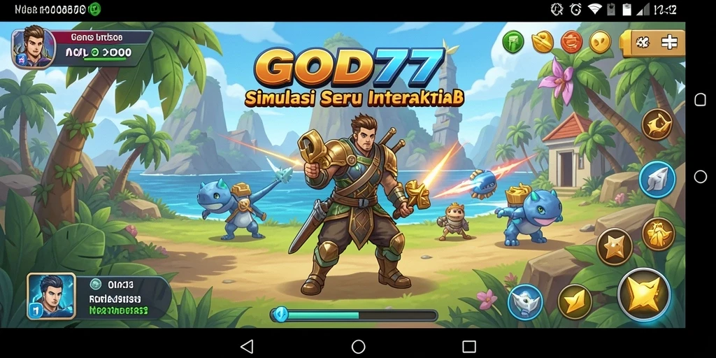 Tampilan gameplay GOD77 yang menarik dan interaktif.