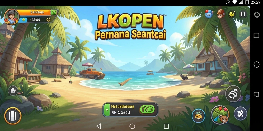 Tampilan gameplay LKOPEN yang menarik dan santai.