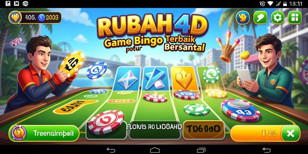 Screenshot gameplay RUBAH4D yang menunjukkan keseruan Bingo.