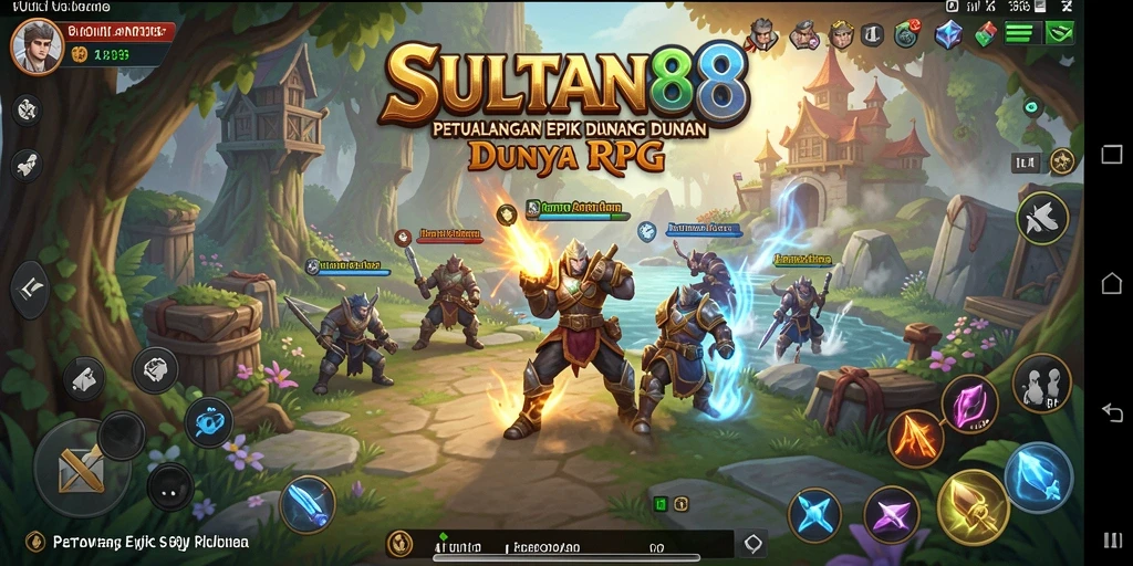 Tampilkan aksi mendebarkan dalam permainan RPG SULTAN88.